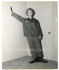 2x457 JOANNE WOODWARD 8.25x10 still '59 full-length in army uniform from Rally Round the Flag Boys