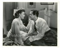 2x464 JOURNEY FOR MARGARET 8x9.75 still '42 romantic c/u of Laraine Day & Robert Young on bed!