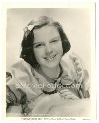 2x465 JUDY GARLAND 8x10.25 still '37 super young smiling portrait from Thoroughbreds Don't Cry!