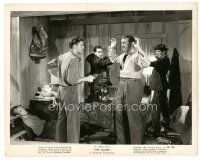 2x489 KILLERS 8x10 still '46 Burt Lancaster holds Albert Dekker & men at gunpoint!