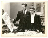 2x502 LADY IN THE DARK 8x10.5 still '44 Ginger Rogers wearing glasses & suit by Ray Milland!