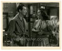 2x505 LADY OF THE TROPICS 8x10 still '39 c/u of sexy Hedy Lamarr smiling at Robert Taylor in robe!