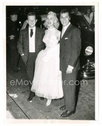 2x438 JANET LEIGH/TONY CURTIS/DONALD O'CONNOR 7x9 news photo '53 arriving at the Mogambo premiere!