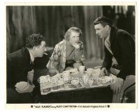 2x531 LILLY TURNER 8x9.75 still '33 Ruth Chatterton between George Brent & Frank McHugh at table!