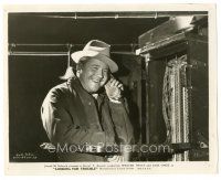 2x543 LOOKING FOR TROUBLE candid 8x10 still '34 great image of Jack Oakie on set talking on phone!