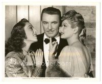 2x561 LOVER COME BACK 8x10 still '46 George Brent between beautiful Lucille Ball & Zorina!