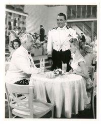 2x567 LUXURY LINER 8x9.75 still '48 George Brent amused at Jane Powell & Lauritz Melchior!
