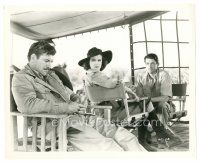 2x568 MACOMBER AFFAIR 8x10 still '47 Gregory Peck & Joan Bennett watch Robert Preston with drink!
