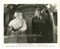 2x577 MAN WHO FOUND HIMSELF 8x10 still '37 smoking pilot John Boles & nurse Joan Fontaine!