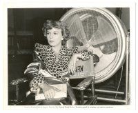 2x584 MARGARET SULLAVAN 8x10 still '41 candid c/u in great outfit relaxing on the set by big fan!