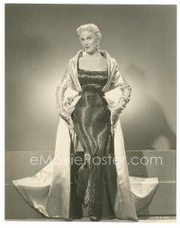 2x614 MARY RODMAN 7.5x9.5 still '50s full-length modeling really cool shimmering gown!