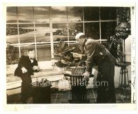 2x616 MASK OF DIMITRIOS 8.25x10 still '44 smoking Peter Lorre listens to man in uniform!