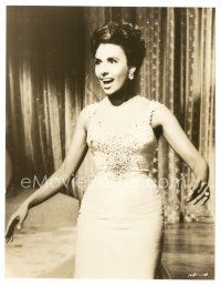2x621 MEET ME IN LAS VEGAS 7.25x9.5 still '56 great close up of beautiful singing Lena Horne!
