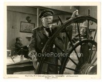 2x636 MISSISSIPPI 8x10 still '35 wonderful close up of captain W.C. Fields as ship's wheel!