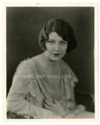 2x719 PATSY RUTH MILLER deluxe 8x10 still '30s seated portrait of the actress in pretty lace dress!