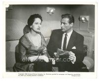 2x743 PRICE OF FEAR 8.25x10 still '56 Lex Barker tries to make Merle Oberon face the consequences!