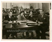 2x747 PRIVATE NUMBER 8x10 still '36 Loretta Young & Patsy Kelly in court with John Miljan & Lewis!