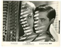 2x756 PSYCHO 8x10.25 still R65 great close image of Janet Leigh & John Gavin by window with shadows!
