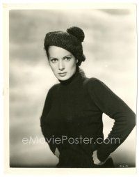 2x758 QUIET MAN 7.75x19 still '51 great portrait of pretty Maureen O'Hara with hands on her hips!