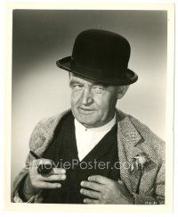 2x759 QUIET MAN 8.25x10 still '51 great portrait of Barry Fitzgerald holding pipe & wearing hat!