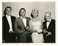 2x783 ROCK HUDSON/DORIS DAY 8x10.25 still '59 all dressed up presenting Academy Awards!