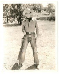 2x797 RUSSELL HAYDEN deluxe 8x10 still '38 full-length cowboy portrait from The Frontiersman!