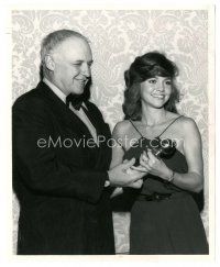 2x800 SALLY FIELD 8x10 still '80 accepting her Golden Globe award for Norma Rae!