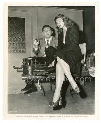 2x812 SENATOR WAS INDISCREET candid 8x10 still '47 Peter Lind Hayes gives Nina Lunn a nasty look!
