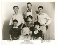 2x815 SHAGGY DOG 8.25x10 still '59 Disney, portrait of Fred MacMurray, Annette & other top cast!