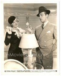 2x854 STAGE STRUCK 8x10 still '36 Busby Berkeley, great close up of Dick Powell & Joan Blondell!