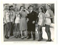2x898 THERE'S ONE BORN EVERY MINUTE 8x10 still '42 great image of Tom Brown surrounded sexy girls!