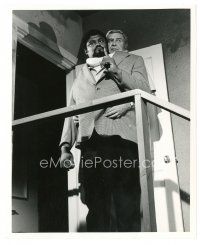 2x900 THING WITH TWO HEADS candid 8x10 still '72 showing both Ray Milland & Rosey Grier's arms!