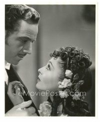 2x926 TOY WIFE 8x10 still '38 romantic close up of pretty Luise Rainer & Melvyn Douglas!