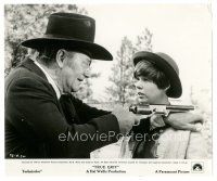 2x930 TRUE GRIT 8x9.75 still '69 John Wayne aims his gun over Kim Darby's shoulder!