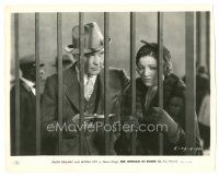 2x982 WOMAN IN ROOM 13 8x10 still '32 Ralph Bellamy gives letter to sad Myrna Loy behind bars!