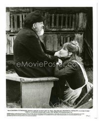 2x990 YENTL 8x10 still '83 Barbra Streisand in a special moment with dad Nehemiah Persoff!