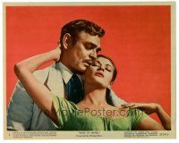2x048 BAND OF ANGELS color 8x10 still '57 Clark Gable & beautiful slave mistress Yvonne De Carlo!