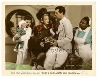 2x504 LADY IS WILLING Color Glos 8x10 still '42 Dietrich, MacMurray, Judge, Baby Corey & maid Canty