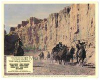 2x975 WILD BUNCH color English FOH LC '69 Sam Peckinpah cowboy classic, Borgnine & men on horses!