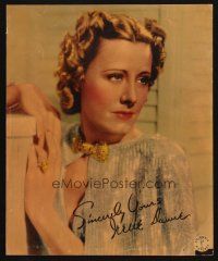 2y053 IRENE DUNNE jumbo LC '30s somber portrait of the beautiful star in elegant gown!