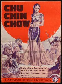 2y124 CHU CHIN CHOW pressbook '34 Anna May Wong in Ali Baba and the Forty Thieves musical!