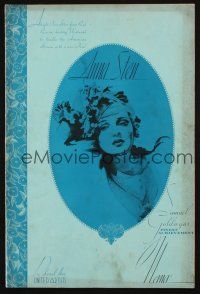 2y177 NANA pressbook '34 Anna Sten, from the novel by Emile Zola!