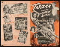 2y204 TARZAN & THE LEOPARD WOMAN pressbook '46 Johnny Weissmuller, Acquanetta, Sheffield!