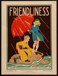 2y086 FRIENDLINESS special 12x17 '39 advising kids to be kind & helpful by Sister Mary Stanisia!