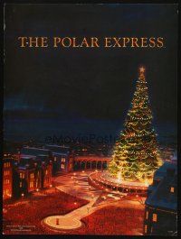 2y094 POLAR EXPRESS 13x20 commercial poster '04 Robert Zemeckis, different Christmas Tree image!