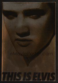 2y101 THIS IS ELVIS trade ad '81 Elvis Presley rock 'n' roll biography, portrait of The King!