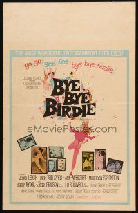 2y304 BYE BYE BIRDIE WC '63 cool artwork of sexy Ann-Margret dancing, Dick Van Dyke, Janet Leigh