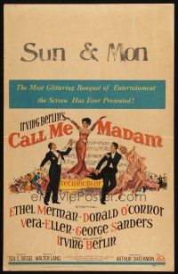 2y305 CALL ME MADAM WC '53 Ethel Merman, Donald O'Connor & Vera-Ellen sing Irving Berlin songs!
