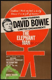 2y350 ELEPHANT MAN stage play WC '79 limited engagement starring David Bowie!