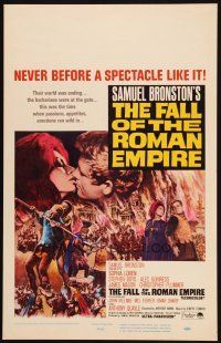 2y354 FALL OF THE ROMAN EMPIRE WC '64 Anthony Mann, Sophia Loren, different image of top cast!